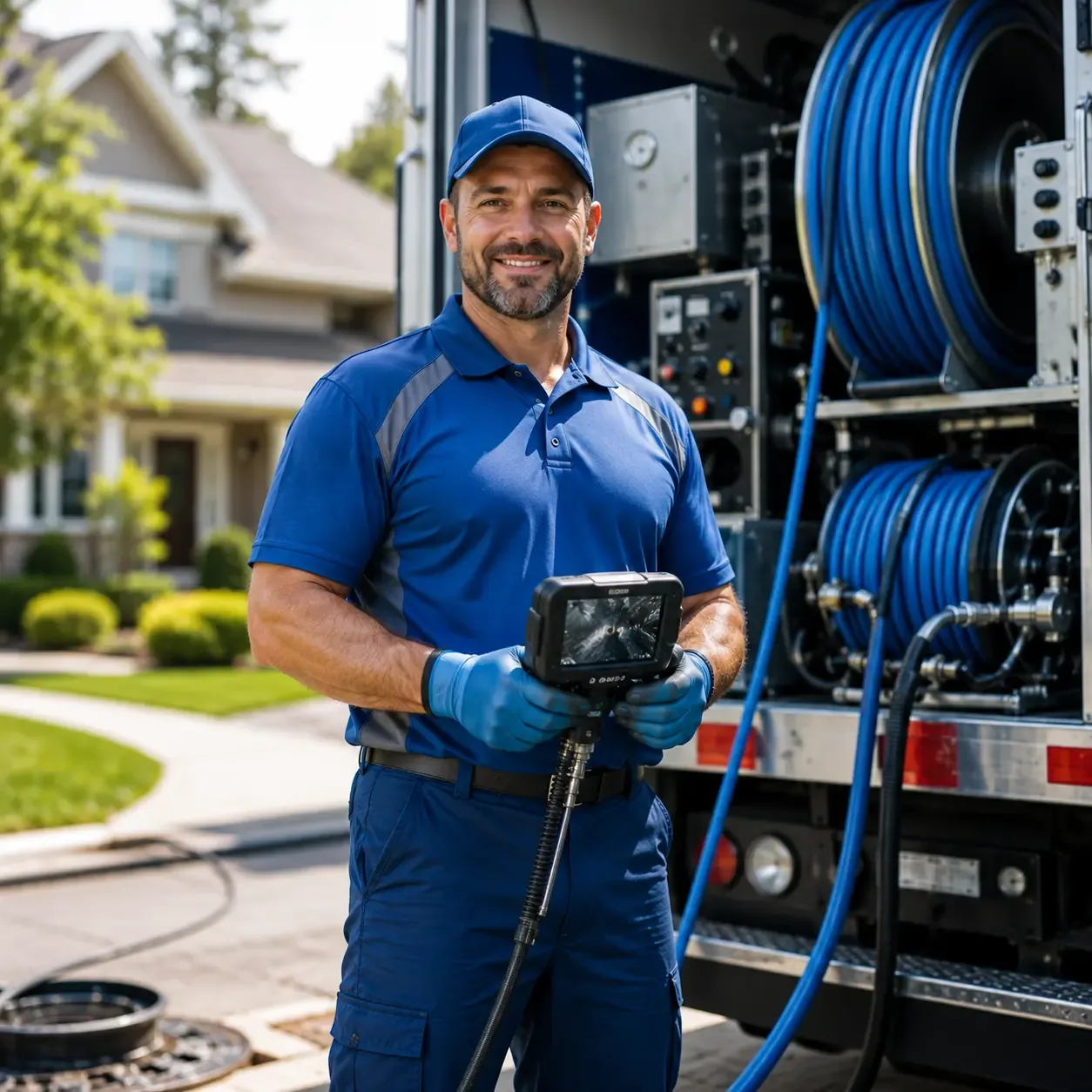 Local outdoor drain cleaning specialists in Creve Coeur, IL